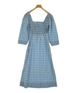 Ganni（ガニー）ワンピース 青 サイズ:36(S位) レディース/2200714978314
