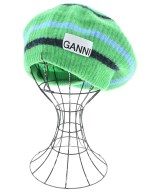 Ganni（ガニー）ハンチング・ベレー帽 緑 サイズ:ONE レディース/2200715204016