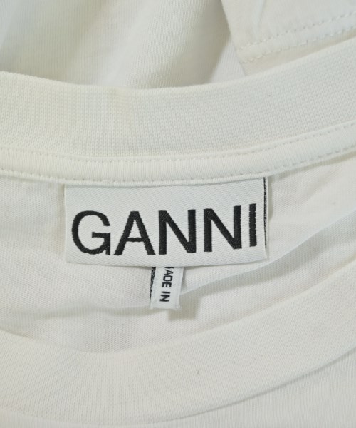 Ganni（ガニー）Tシャツ・カットソー 白 サイズ:S レディース/2200716348030