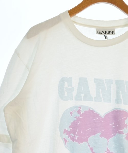 Ganni（ガニー）Tシャツ・カットソー 白 サイズ:S レディース/2200716348030