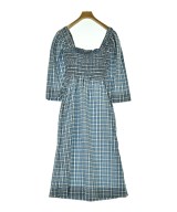 Ganni（ガニー）ワンピース 青 サイズ:34(XS位) レディース/2200715915189