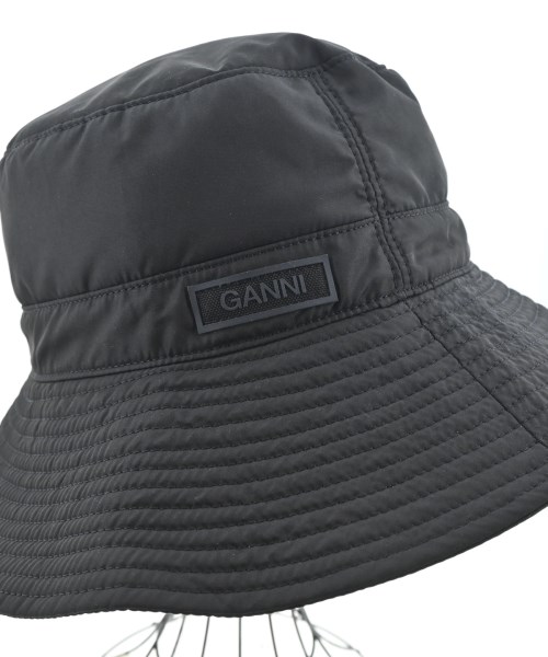 Ganni（ガニー）ハット 黒 サイズ:M/L レディース/2200715195062