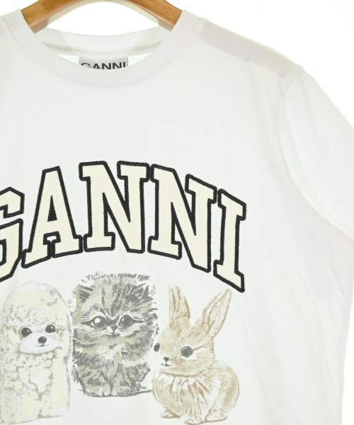 Ganni（ガニー）Tシャツ・カットソー 白 サイズ:M レディース/2200719091025