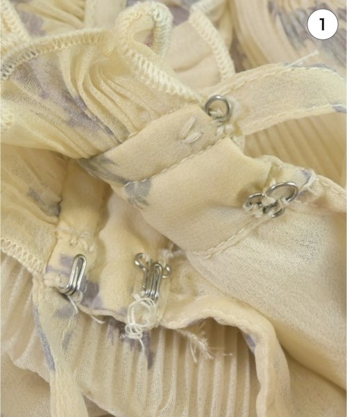 Ganni（ガニー）ワンピース 白 サイズ:36(S位) レディース/2200632903061