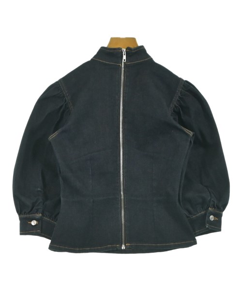 Ganni（ガニー）ブラウス 紺 サイズ:32(XXS位) レディース/2200645984231