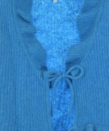 Ganni（ガニー）カーディガン 青 サイズ:XS レディース/2200648008026