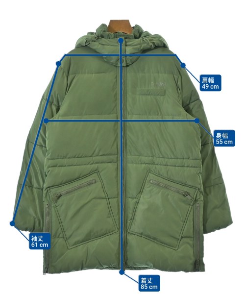 Ganni（ガニー）ダウンジャケット/ダウンベスト 緑 サイズ:XXS/XS レディース/2200649340019