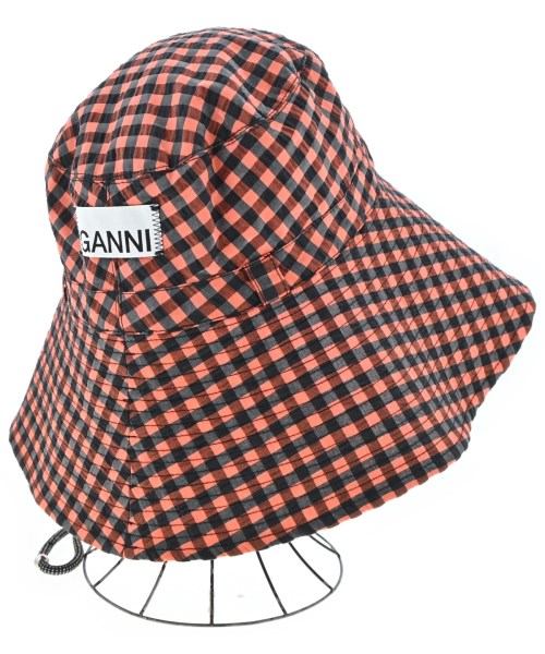 Ganni（ガニー）ハット オレンジ サイズ:M/L レディース/2200634240133
