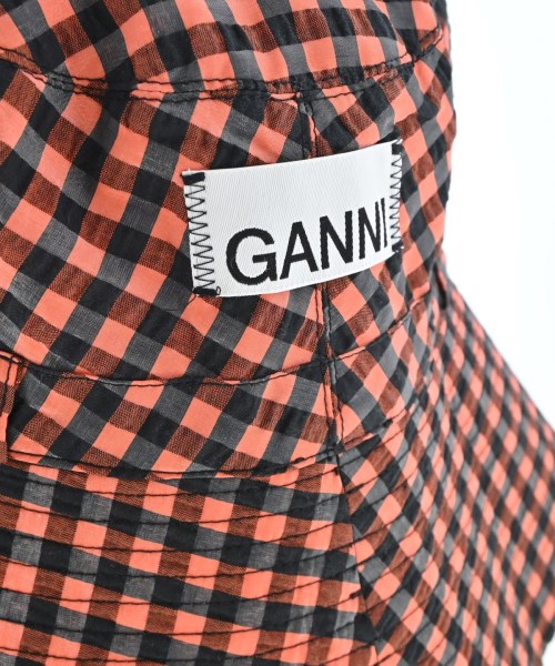 Ganni（ガニー）ハット オレンジ サイズ:M/L レディース/2200634240133