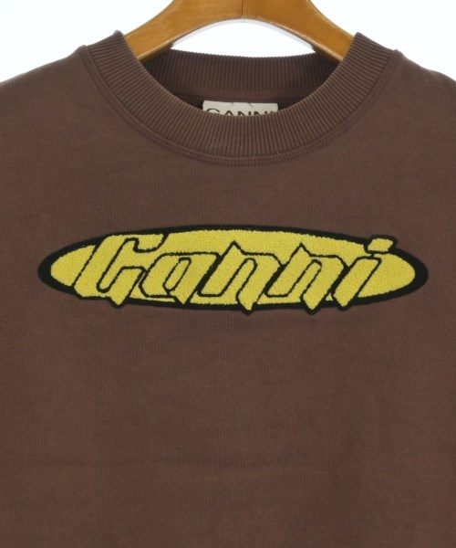 Ganni（ガニー）スウェット 茶 サイズ:S レディース/2200623939024