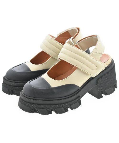 Ganni(ガニー)サンダル ベージュ サイズ:EU37(23.5cm位)/2200642896124