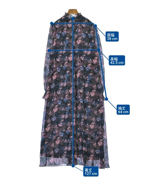 Ganni（ガニー）ワンピース 黒 サイズ:-(M位) レディース/2200645863086