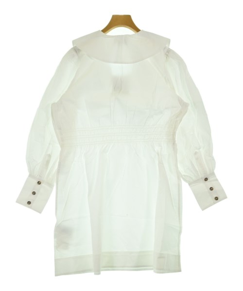 Ganni（ガニー）ワンピース 白 サイズ:36(S位) レディース/2200654270219