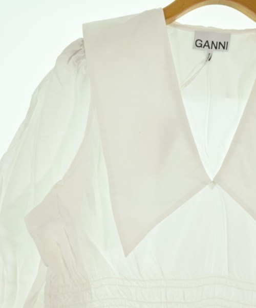 Ganni（ガニー）ワンピース 白 サイズ:36(S位) レディース/2200654270219