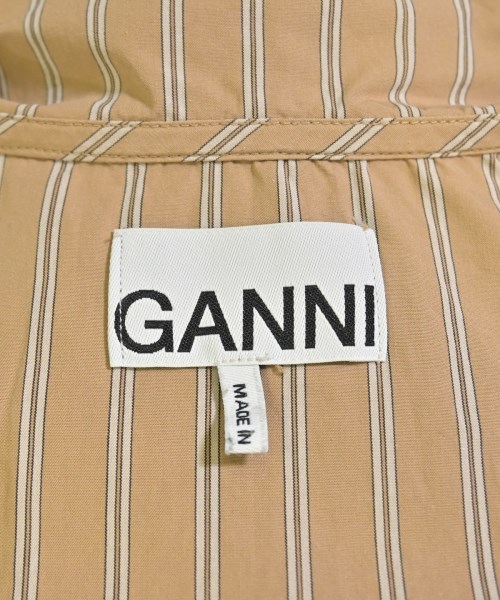 Ganni（ガニー）カジュアルシャツ ベージュ サイズ:36(S位) レディース/2200702135347