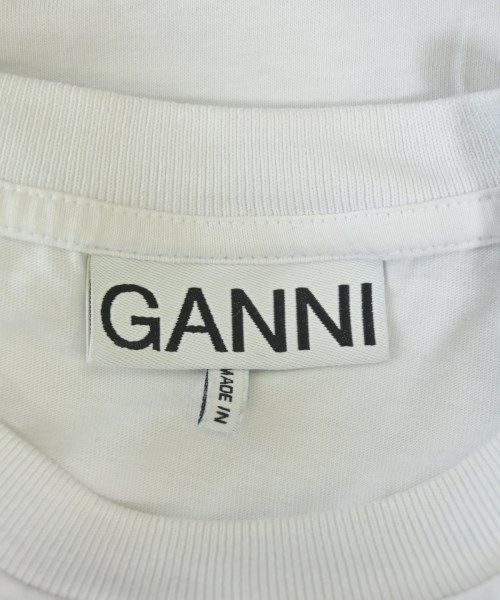 Ganni（ガニー）Tシャツ・カットソー 白 サイズ:S レディース/2200704599031
