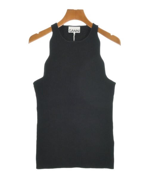 Ganni(ガニー)ベスト/ノースリーブ 黒 サイズ:L/2200658526022