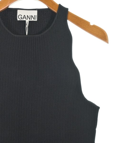 Ganni（ガニー）ベスト/ノースリーブ 黒 サイズ:L レディース/2200658526022