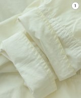 Ganni（ガニー）ブラウス 白 サイズ:34(XS位) レディース/2200666052087