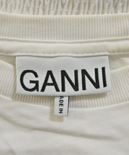 Ganni（ガニー）Tシャツ・カットソー 白 サイズ:XS レディース/2200666052100