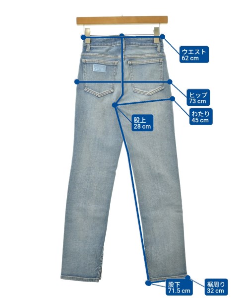 Ganni（ガニー）デニムパンツ 青 サイズ:24(S位) レディース/2200655218029