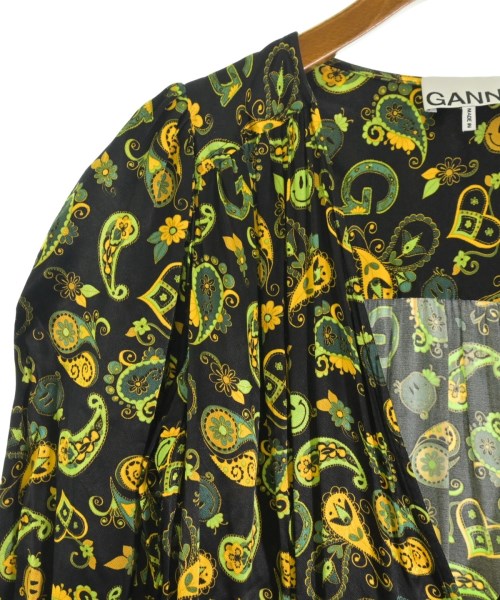 Ganni（ガニー）シャツワンピース 黒 サイズ:36(S位) レディース/2200666834034