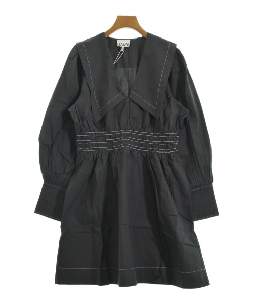 Ganni(ガニー)ワンピース 黒 サイズ:36(S位)/2200670783120