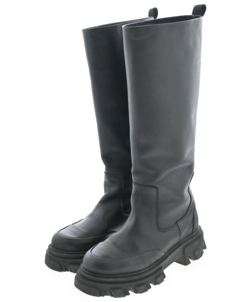 Ganni(ガニー)ブーツ 黒 サイズ:EU38(24.5cm位)/2200671990022