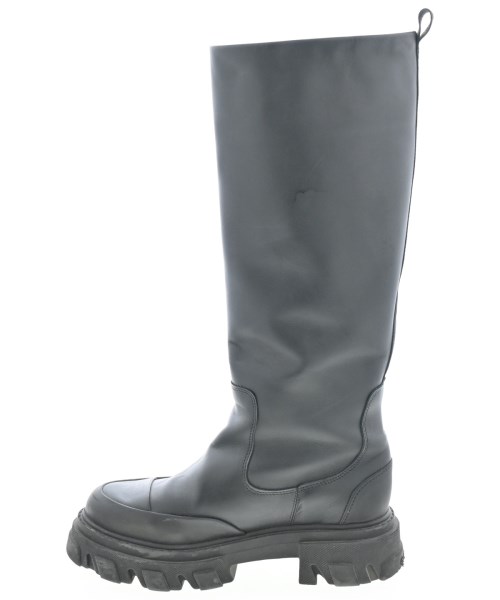 Ganni（ガニー）ブーツ 黒 サイズ:EU38(24.5cm位) レディース/2200671990022