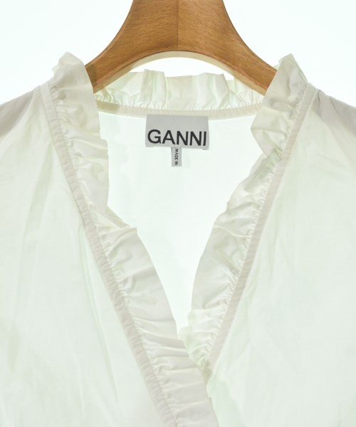 Ganni（ガニー）カジュアルシャツ 白 サイズ:36(S位) レディース/2200730383031