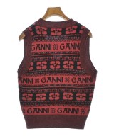 Ganni（ガニー）ベスト 赤 サイズ:XXS レディース/2200731634026
