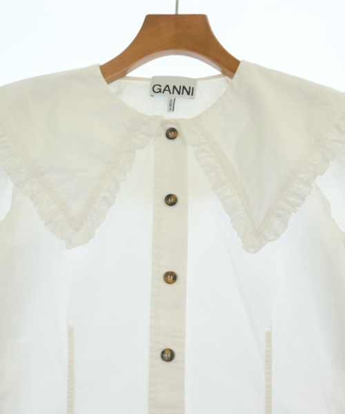 Ganni（ガニー）ブラウス 白 サイズ:34(XS位) レディース/2200732352097