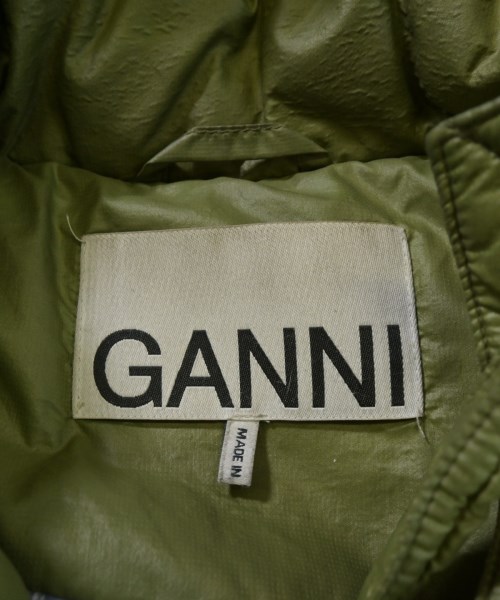 Ganni（ガニー）ダウンジャケット/ダウンベスト カーキ サイズ:S/M レディース/2200720177107