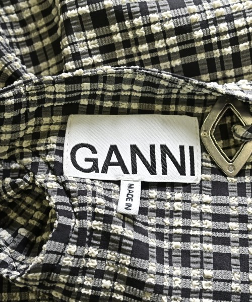 Ganni（ガニー）ワンピース 黒 サイズ:32(XXS位) レディース/2200715145029