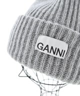 Ganni（ガニー）ニットキャップ・ビーニー グレー サイズ:ONE レディース/2200725231200