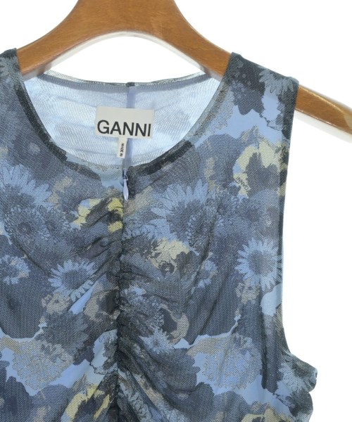 Ganni（ガニー）ワンピース 青 サイズ:38(M位) レディース/2200370330044