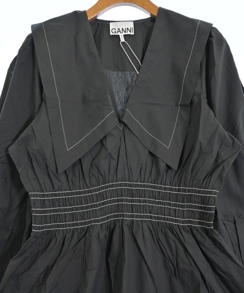 Ganni（ガニー）ワンピース 黒 サイズ:34(XS位) レディース/2200682283038