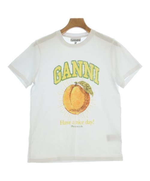 Ganni(ガニー)Tシャツ・カットソー 白 サイズ:XS/2200682463058