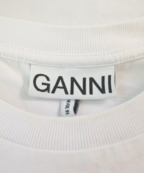 Ganni（ガニー）Tシャツ・カットソー 白 サイズ:XS メンズ/2200682463058