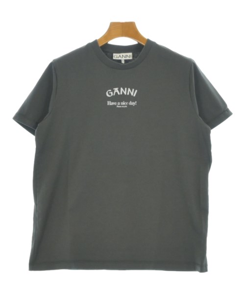 Ganni(ガニー)Tシャツ・カットソー グレー サイズ:S/2200679392095