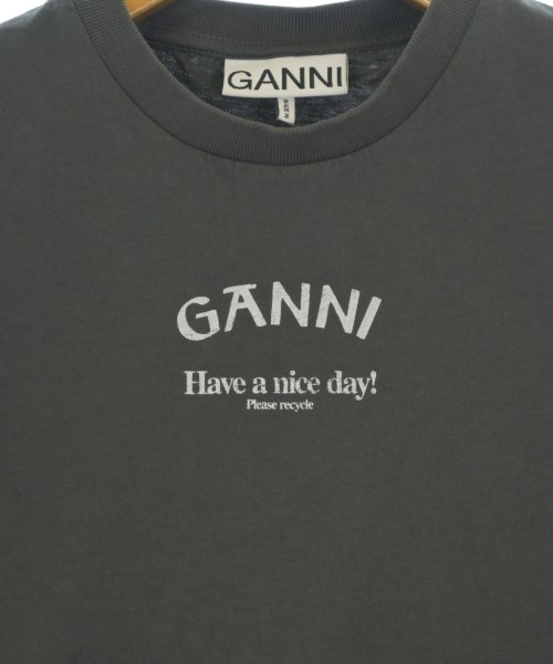Ganni（ガニー）Tシャツ・カットソー グレー サイズ:S レディース/2200679392095
