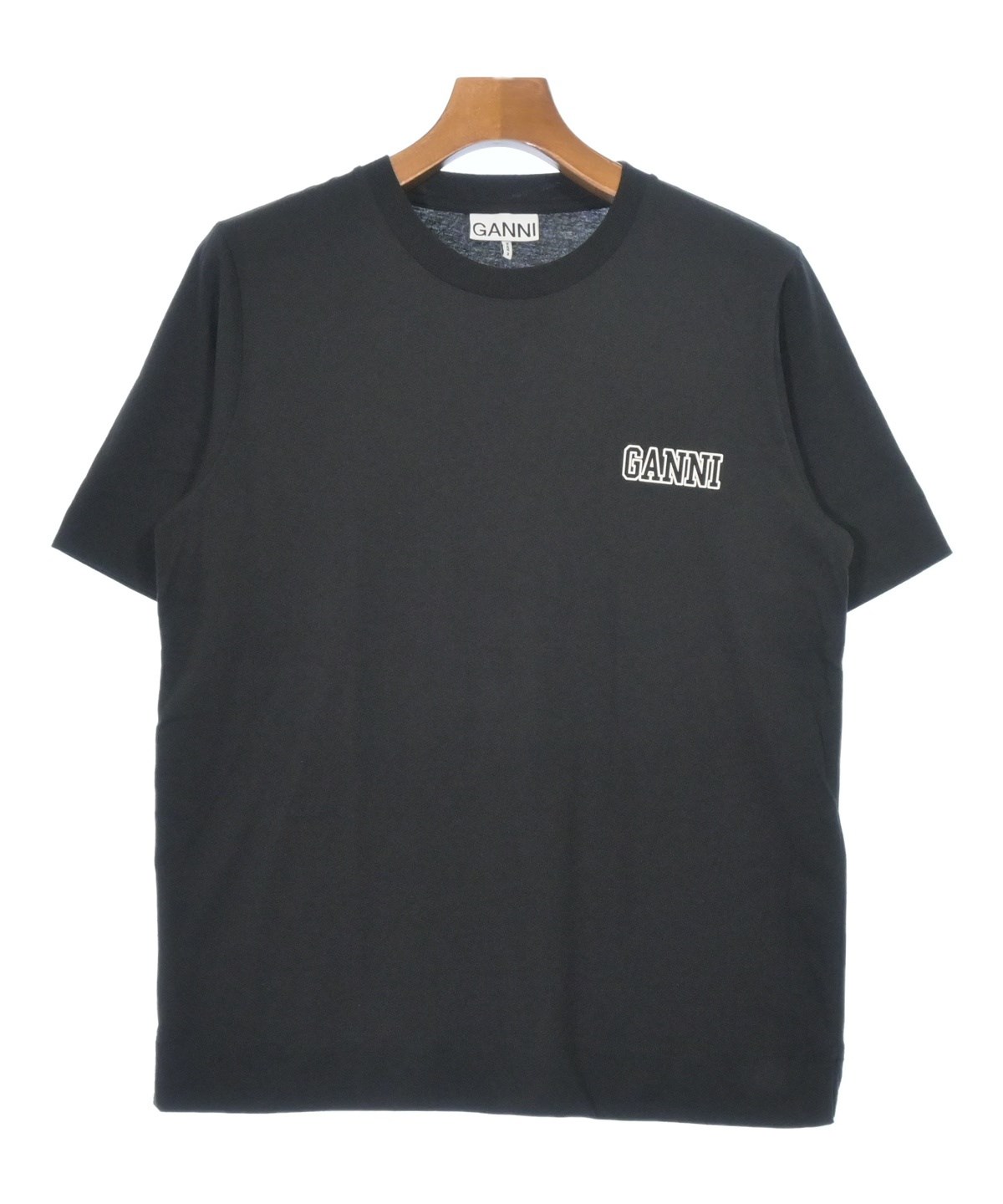 Ganni（ガニー）Tシャツ・カットソー 黒 サイズ:M メンズ