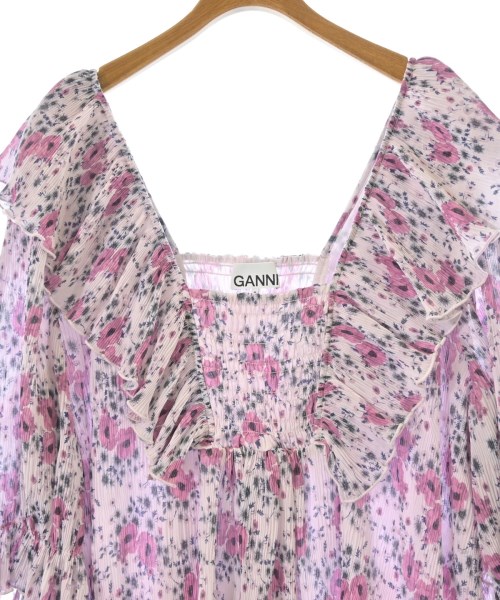 Ganni（ガニー）ブラウス ピンク サイズ:44(XL位) レディース/2200682690010