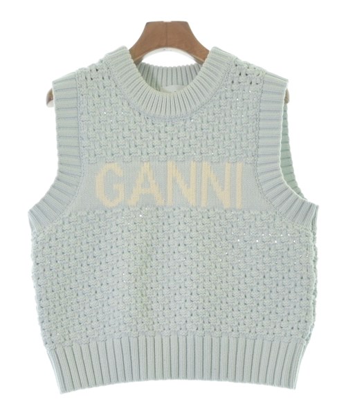 Ganni(ガニー)ベスト/ノースリーブ 青 サイズ:-(M位)/2200686751038