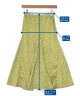 Ganni（ガニー）ロング・マキシ丈スカート 緑 サイズ:32(XXS位) レディース/2200691823126