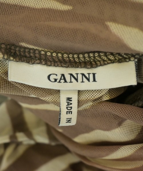 Ganni（ガニー）Tシャツ・カットソー 茶 サイズ:36(S位) レディース/2200693352013