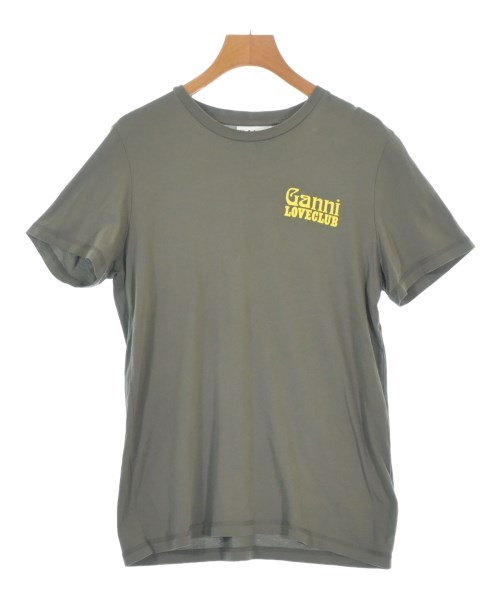 Ganni(ガニー)Tシャツ・カットソー カーキ サイズ:XS/2200693444015