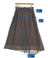 COMME CA（コムサ）ロング・マキシ丈スカート 茶 サイズ:9(M位) レディース/2200675910132