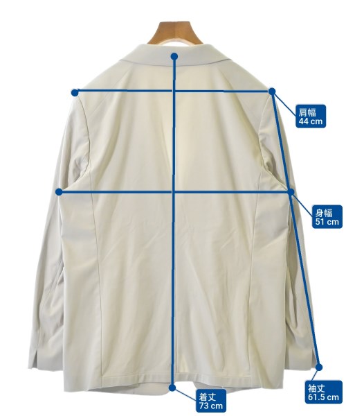 COMME CA（コムサ）テーラードジャケット グレー サイズ:15(XXL位) レディース/2200653532011