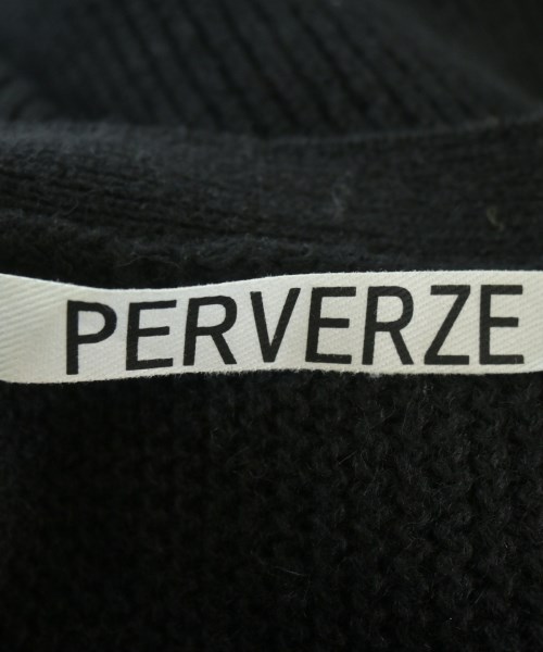 PERVERZE（パーバーズ）カーディガン 黒 サイズ:F レディース/2200624015055